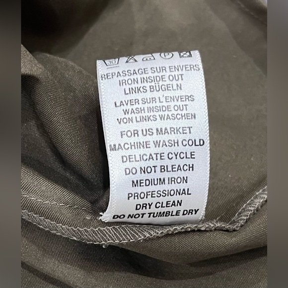 French Designer La Redoute Gray Floral Skirt Size 6 - Picture 8 of 8